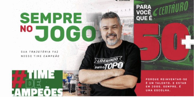 Centauro cria programa nacional de contratação para pessoas com mais de 50 anos