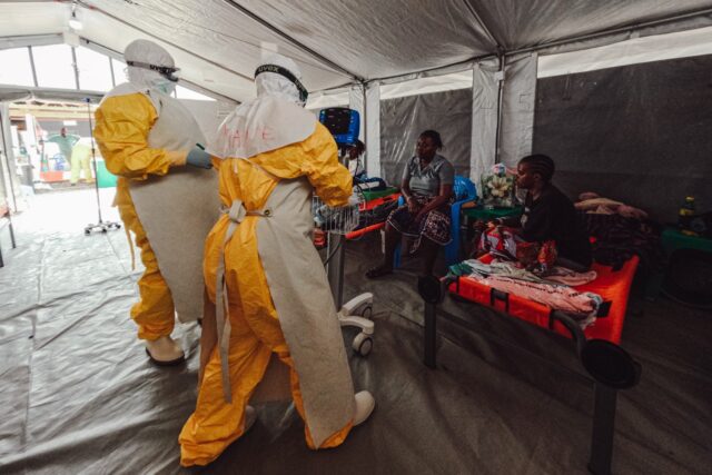 Elykia Ebola Treatment Center (CTE) in Bunia