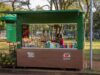 Mais de 30 toneladas de plástico reciclado viram quiosques e carrinhos no Parque Ibirapuera